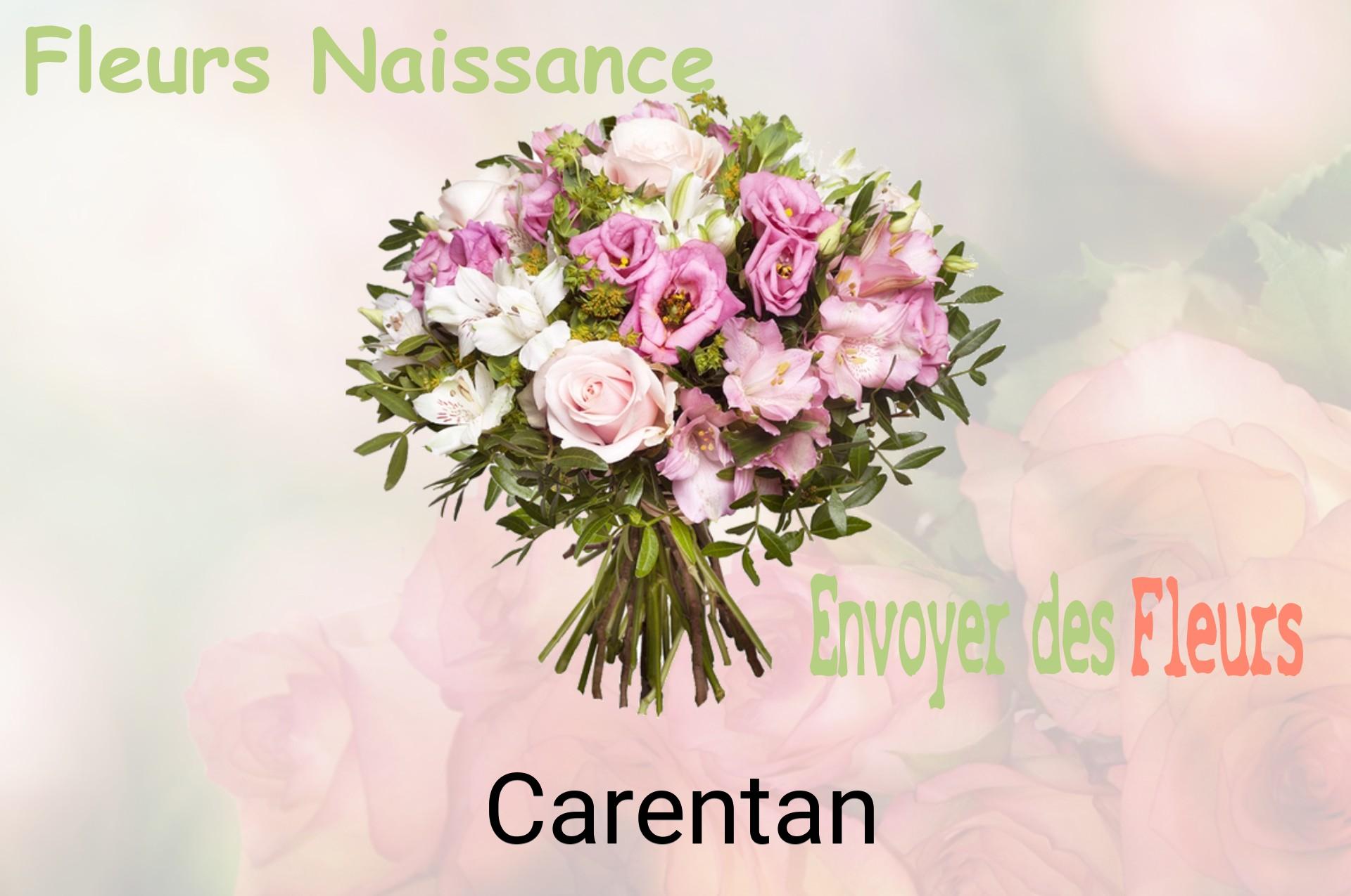 Bouquet de fleurs de naissance livré à Carentan